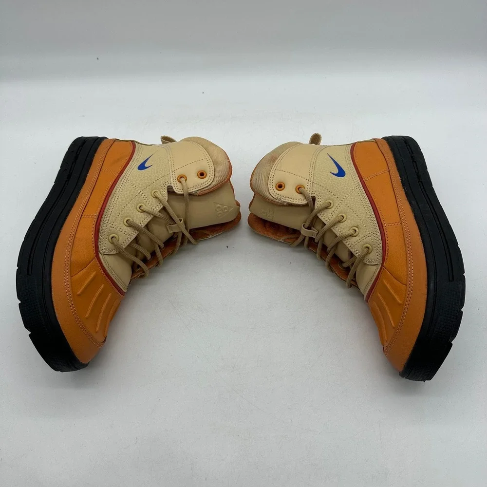 Nike 524872-201 Youth Size 5Y Wheat Orange Woodside 2 High ACG Boots Duck Boot